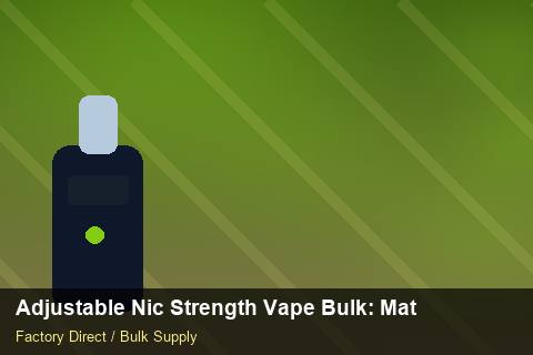 Adjustable Nic Strength Vape Bulk — Adjustable Nic Strength Vape Bulk: Material & Ingredients — UN38.3 Summary photo 2