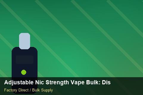 Adjustable Nic Strength Vape Bulk — Adjustable Nic Strength Vape Bulk: Distribution Channels — UN38.3 Summary photo 1