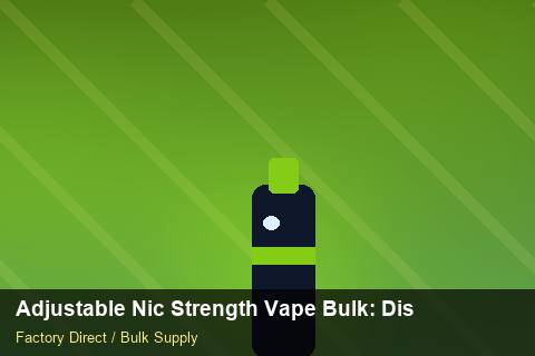 Adjustable Nic Strength Vape Bulk — Adjustable Nic Strength Vape Bulk: Distribution Channels — UN38.3 Summary photo 2