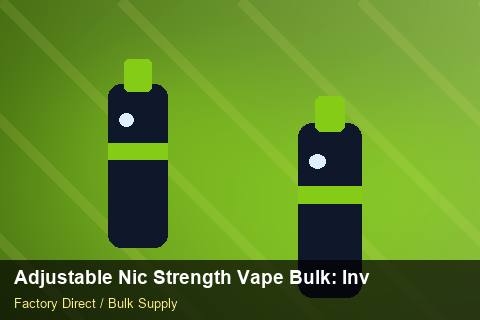 Adjustable Nic Strength Vape Bulk — Adjustable Nic Strength Vape Bulk: Inventory Management — UN38.3 Summary photo 1