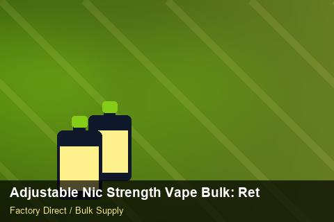 Adjustable Nic Strength Vape Bulk — Adjustable Nic Strength Vape Bulk: Returns & Warranty — UN38.3 Summary photo 2