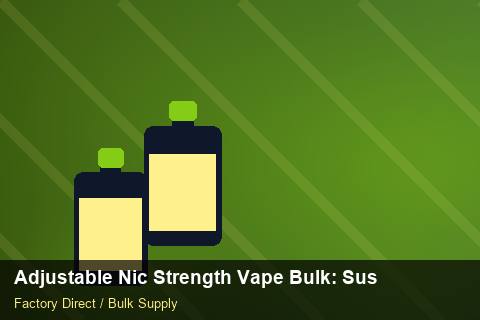 Adjustable Nic Strength Vape Bulk — Adjustable Nic Strength Vape Bulk: Sustainability — UN38.3 Summary photo 1