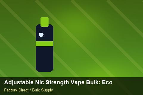 Adjustable Nic Strength Vape Bulk — Adjustable Nic Strength Vape Bulk: Eco-Friendly Materials — UN38.3 Summary photo 2