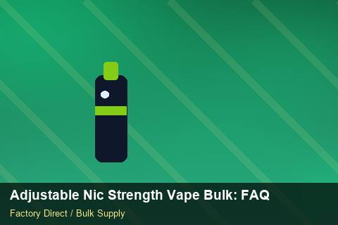 Adjustable Nic Strength Vape Bulk — Adjustable Nic Strength Vape Bulk: FAQ — UN38.3 Summary photo 2