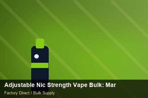 Adjustable Nic Strength Vape Bulk — Adjustable Nic Strength Vape Bulk: Market Comparison — UN38.3 Summary photo 2