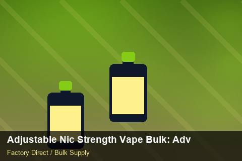 Adjustable Nic Strength Vape Bulk — Adjustable Nic Strength Vape Bulk: Advanced Sourcing — UN38.3 Summary photo 2