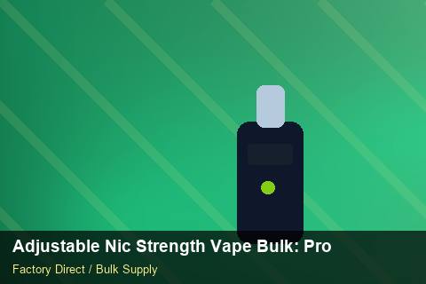 Adjustable Nic Strength Vape Bulk — Adjustable Nic Strength Vape Bulk: Procurement Checklist — UN38.3 Summary photo 2
