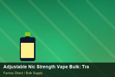 Adjustable Nic Strength Vape Bulk — Adjustable Nic Strength Vape Bulk: Trade Terms — UN38.3 Summary photo 1