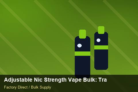 Adjustable Nic Strength Vape Bulk — Adjustable Nic Strength Vape Bulk: Trade Terms — UN38.3 Summary photo 2