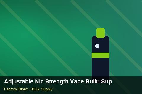 Adjustable Nic Strength Vape Bulk — Adjustable Nic Strength Vape Bulk: Supplier Vetting — UN38.3 Summary photo 1