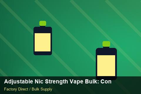 Adjustable Nic Strength Vape Bulk — Adjustable Nic Strength Vape Bulk: Contract Essentials — UN38.3 Summary photo 2