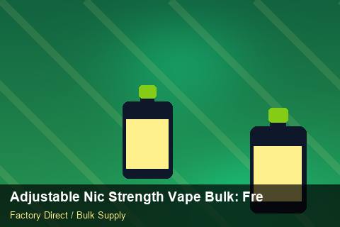 Adjustable Nic Strength Vape Bulk — Adjustable Nic Strength Vape Bulk: Freight Insurance — UN38.3 Summary photo 1