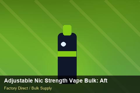 Adjustable Nic Strength Vape Bulk — Adjustable Nic Strength Vape Bulk: After-Sales Support — MSDS Format photo 1