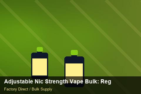 Adjustable Nic Strength Vape Bulk — Adjustable Nic Strength Vape Bulk: Regulatory Update — MSDS Format photo 1