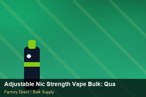Adjustable Nic Strength Vape Bulk — Adjustable Nic Strength Vape Bulk: Quality Control Process — MSDS Format photo 1
