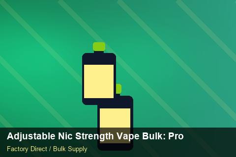 Adjustable Nic Strength Vape Bulk — Adjustable Nic Strength Vape Bulk: Production Capacity — MSDS Format photo 1