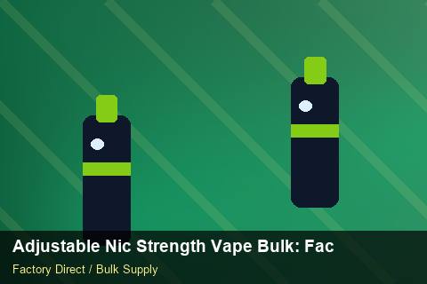 Adjustable Nic Strength Vape Bulk — Adjustable Nic Strength Vape Bulk: Factory Audit Report — MSDS Format photo 2