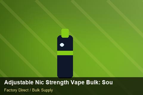 Adjustable Nic Strength Vape Bulk — Adjustable Nic Strength Vape Bulk: Sourcing Workflow — MSDS Format photo 1