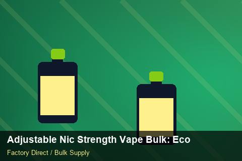 Adjustable Nic Strength Vape Bulk — Adjustable Nic Strength Vape Bulk: Eco-Friendly Materials — MSDS Format photo 1