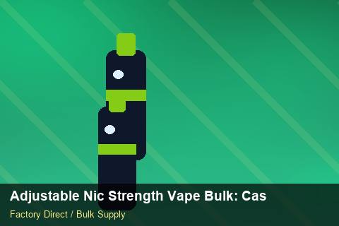 Adjustable Nic Strength Vape Bulk — Adjustable Nic Strength Vape Bulk: Case Studies — MSDS Format photo 1