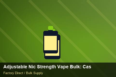 Adjustable Nic Strength Vape Bulk — Adjustable Nic Strength Vape Bulk: Case Studies — MSDS Format photo 2