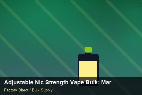 Adjustable Nic Strength Vape Bulk — Adjustable Nic Strength Vape Bulk: Margin Calculator — MSDS Format photo 1