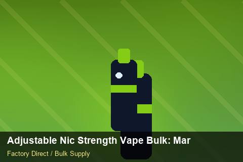 Adjustable Nic Strength Vape Bulk — Adjustable Nic Strength Vape Bulk: Market Comparison — MSDS Format photo 2