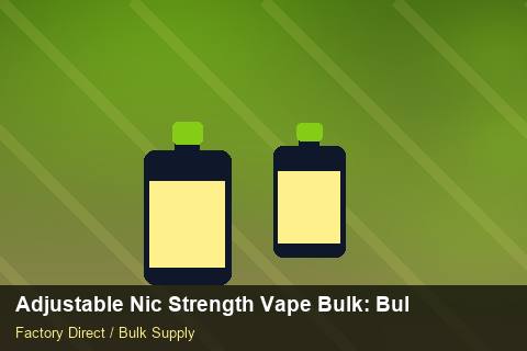 Adjustable Nic Strength Vape Bulk — Adjustable Nic Strength Vape Bulk: Bulk Supplier Guide — COA Content photo 2