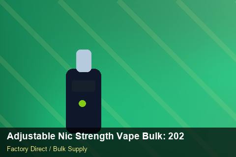 Adjustable Nic Strength Vape Bulk — Adjustable Nic Strength Vape Bulk: 2026 Buyer's Handbook — COA Content photo 2