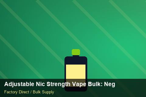 Adjustable Nic Strength Vape Bulk — Adjustable Nic Strength Vape Bulk: Negotiation Tips — COA Content photo 2