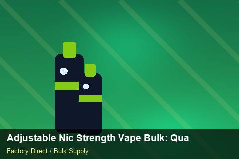 Adjustable Nic Strength Vape Bulk — Adjustable Nic Strength Vape Bulk: Quality Control Process — COA Content photo 1