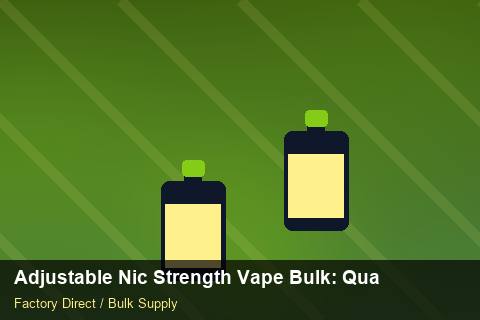 Adjustable Nic Strength Vape Bulk — Adjustable Nic Strength Vape Bulk: Quality Control Process — COA Content photo 2