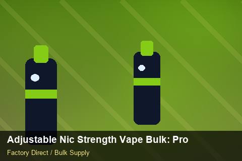 Adjustable Nic Strength Vape Bulk — Adjustable Nic Strength Vape Bulk: Production Capacity — COA Content photo 2