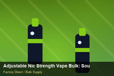 Adjustable Nic Strength Vape Bulk — Adjustable Nic Strength Vape Bulk: Sourcing Workflow — COA Content photo 1