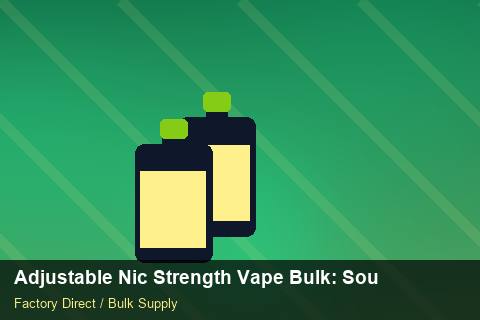 Adjustable Nic Strength Vape Bulk — Adjustable Nic Strength Vape Bulk: Sourcing Workflow — COA Content photo 2