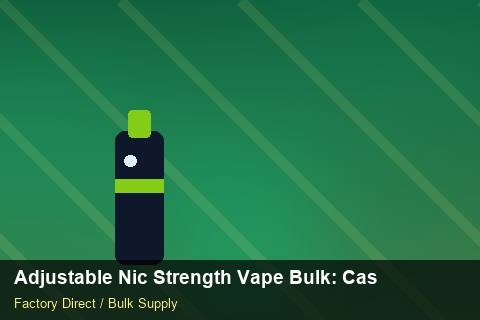 Adjustable Nic Strength Vape Bulk — Adjustable Nic Strength Vape Bulk: Case Studies — COA Content photo 1