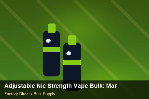 Adjustable Nic Strength Vape Bulk — Adjustable Nic Strength Vape Bulk: Market Comparison — COA Content photo 2