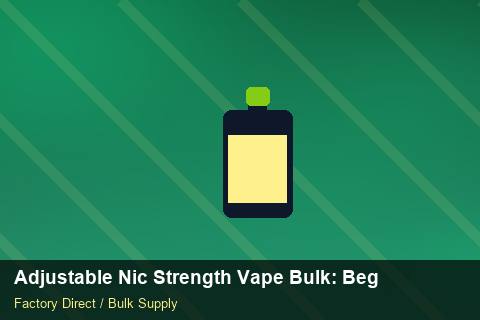 Adjustable Nic Strength Vape Bulk — Adjustable Nic Strength Vape Bulk: Beginner's Guide — COA Content photo 2