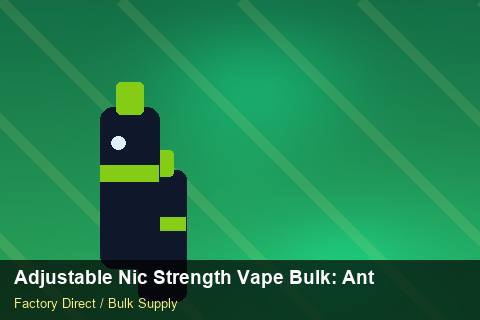 Adjustable Nic Strength Vape Bulk — Adjustable Nic Strength Vape Bulk: Anti-Counterfeit Measures — COA Content photo 2