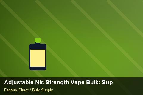Adjustable Nic Strength Vape Bulk — Adjustable Nic Strength Vape Bulk: Supplier Vetting — COA Content photo 2