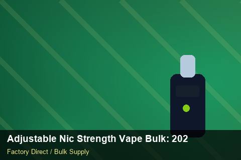 Adjustable Nic Strength Vape Bulk — Adjustable Nic Strength Vape Bulk: 2026 Buyer's Handbook — Air Freight Rules photo 2