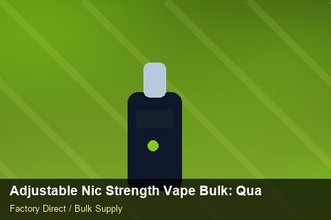 Adjustable Nic Strength Vape Bulk — Adjustable Nic Strength Vape Bulk: Quality Inspection Checklist — Air Freight Rules photo 1