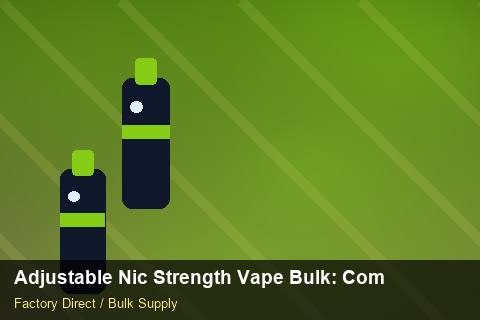 Adjustable Nic Strength Vape Bulk — Adjustable Nic Strength Vape Bulk: Compliance Standards — Air Freight Rules photo 1