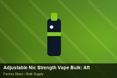 Adjustable Nic Strength Vape Bulk — Adjustable Nic Strength Vape Bulk: After-Sales Support — Air Freight Rules photo 1