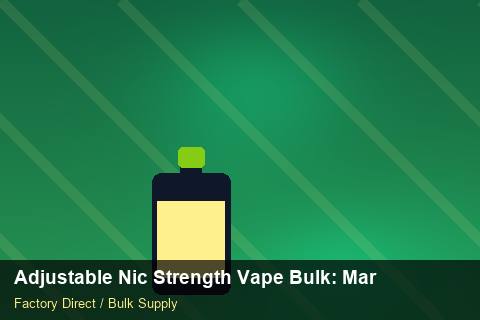 Adjustable Nic Strength Vape Bulk — Adjustable Nic Strength Vape Bulk: Market Trends 2026 — Air Freight Rules photo 1