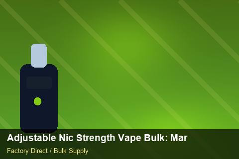 Adjustable Nic Strength Vape Bulk — Adjustable Nic Strength Vape Bulk: Market Trends 2026 — Air Freight Rules photo 2