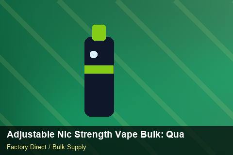 Adjustable Nic Strength Vape Bulk — Adjustable Nic Strength Vape Bulk: Quality Control Process — Air Freight Rules photo 1