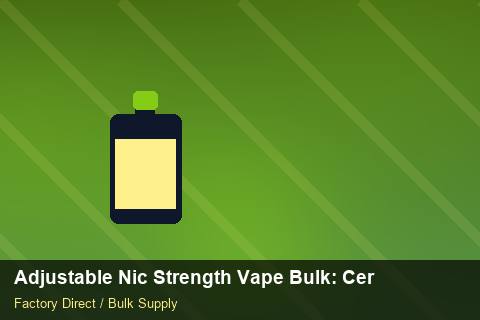 Adjustable Nic Strength Vape Bulk — Adjustable Nic Strength Vape Bulk: Certifications & MSDS — Air Freight Rules photo 1