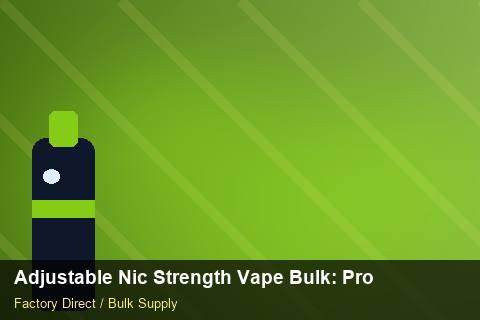 Adjustable Nic Strength Vape Bulk — Adjustable Nic Strength Vape Bulk: Production Capacity — Air Freight Rules photo 2