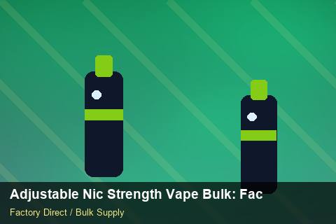 Adjustable Nic Strength Vape Bulk — Adjustable Nic Strength Vape Bulk: Factory Audit Report — Air Freight Rules photo 2
